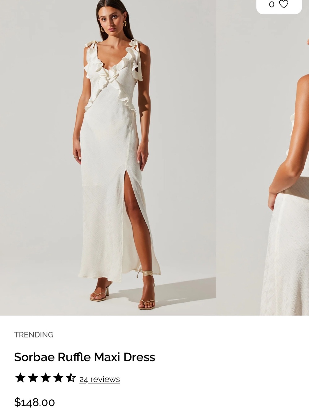 ASTR THE LABEL - Sorbae Ruffle Maxi Dress - Picture 1 of 5